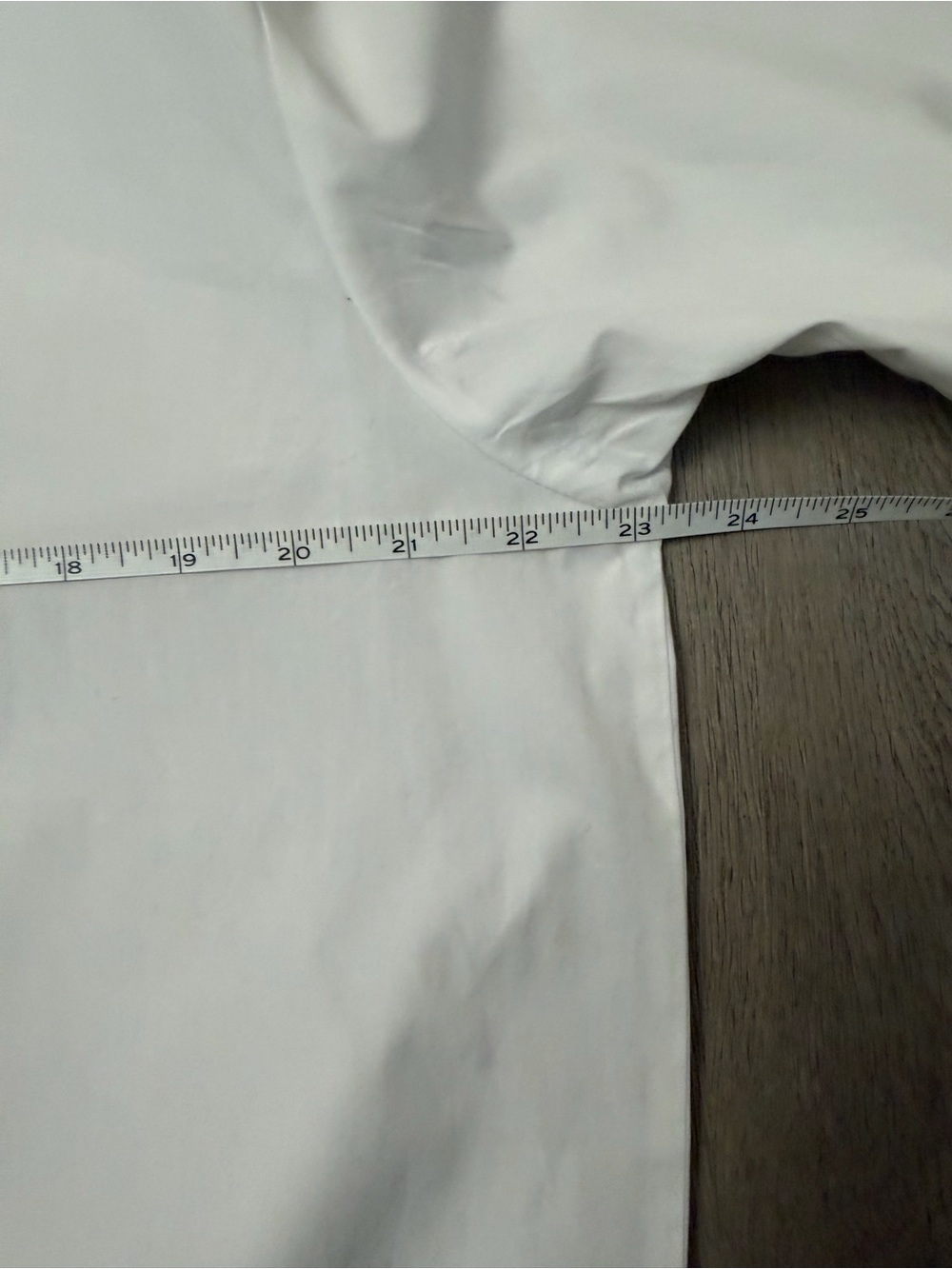 J. Peterman White Mandarin-Collar Tunic Nightshirt - Picture 8 of 8